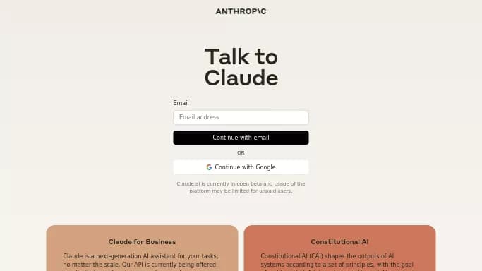 Claude AI — бесплатная нейросеть   — чат-бот. Бесплатная версия с ограниченным функционалом, есть платные тарифы.