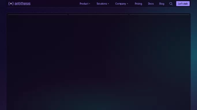 Antithesis — платная нейросеть   для маркетинга. 