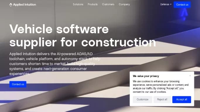 Applied Intuition — платная нейросеть  , автономные ИИ (AGI), для помощи в автоматизации,  для маркетинга. 