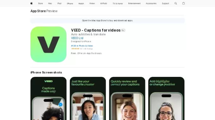 Veed — платная нейросеть   для редактирования видео. 