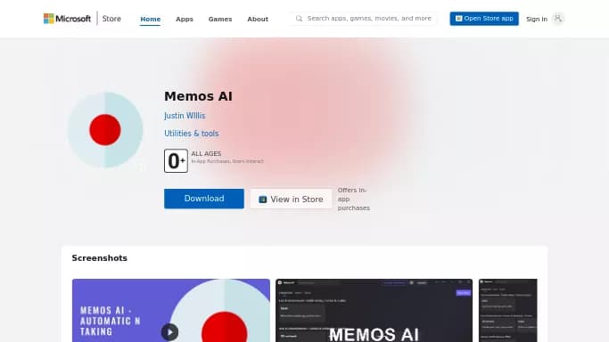 Memos AI — бесплатная нейросеть   для транскрибации аудио и видео,  для повышения продуктивности,  для помощи в образовании. Бесплатная версия с ограниченным функционалом, есть платные тарифы.