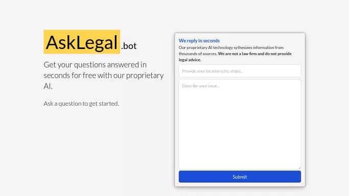 AskLegal.bot — бесплатная нейросеть   в области права. 