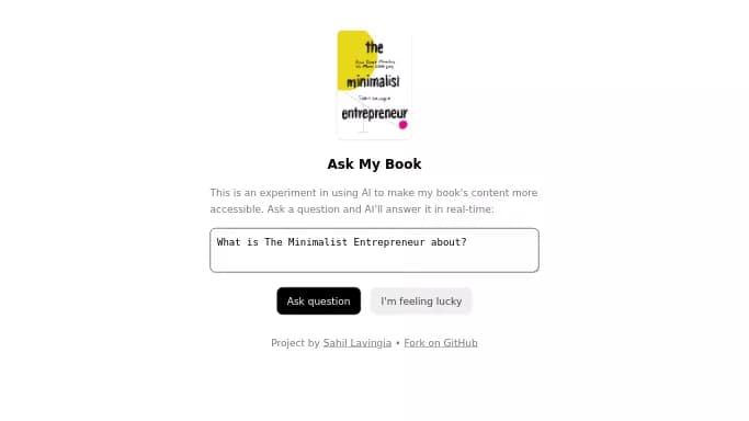 Ask My Book — бесплатная нейросеть . 