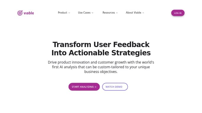 Viable — бесплатная нейросеть  для помощи в автоматизации,  для анализа данных,  для no Code/Low Code разработки. Бесплатная версия с ограниченным функционалом, есть платные тарифы.