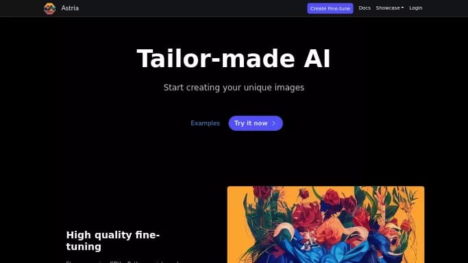 Astria — платная нейросеть   для создания изображений,  для создания видео. Бесплатная версия с ограниченным функционалом, есть платные тарифы.