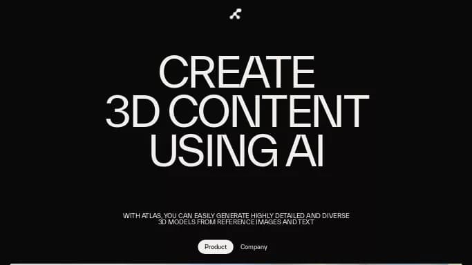 Atlas Design — платная нейросеть   для 3D и анимации. 