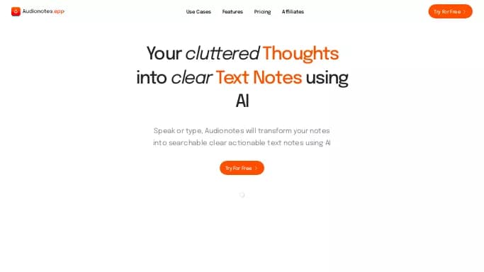 AudioNotes — бесплатная нейросеть   для транскрибации аудио и видео,  для повышения продуктивности,  для помощи в образовании. Бесплатная версия с ограниченным функционалом, есть платные тарифы.
