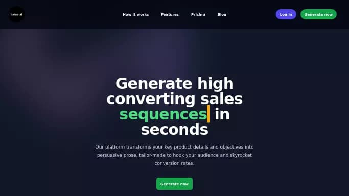 BaruaAI — бесплатная нейросеть   для маркетинга. Бесплатная версия с ограниченным функционалом, есть платные тарифы.