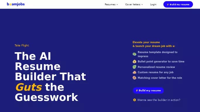 BeamJobs — бесплатная нейросеть   помогающие в управлении персоналом. Бесплатная версия с ограниченным функционалом, есть платные тарифы.