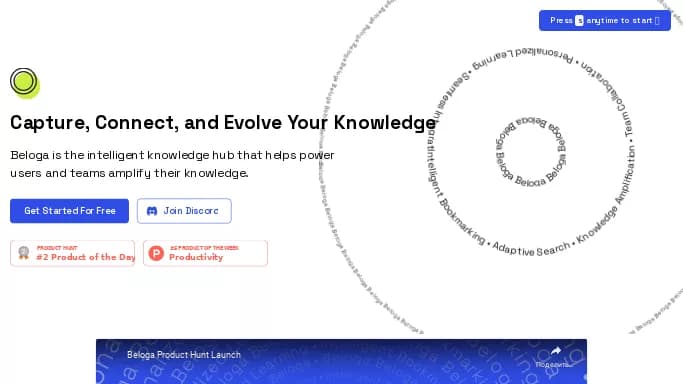 Beloga — бесплатная нейросеть   для научно-исследовательской деятельности,  для маркетинга,  для повышения продуктивности, , автономные ИИ (AGI). 