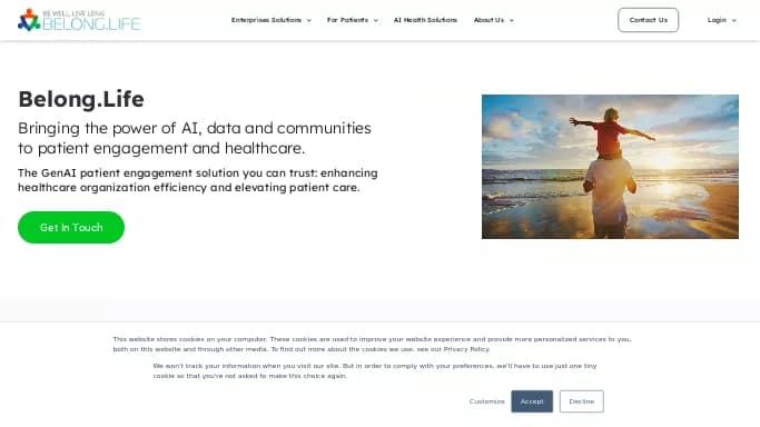 Belong AI — платная нейросеть   в медицине. 