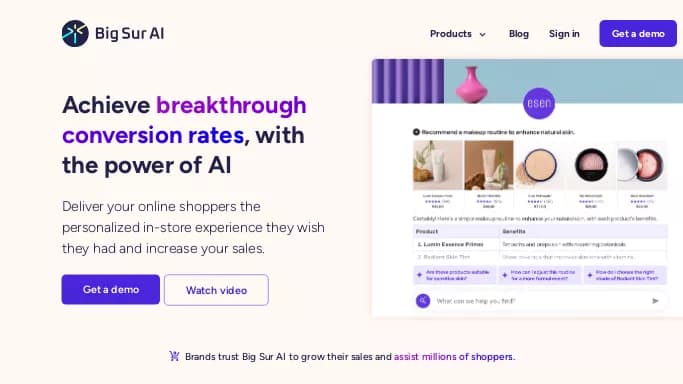 Big Sur AI — платная нейросеть   для маркетинга. 