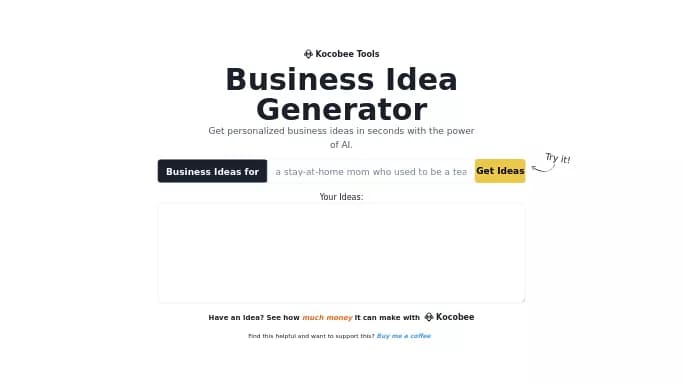 BizIdeas — бесплатная нейросеть   для маркетинга,  для повышения продуктивности. 