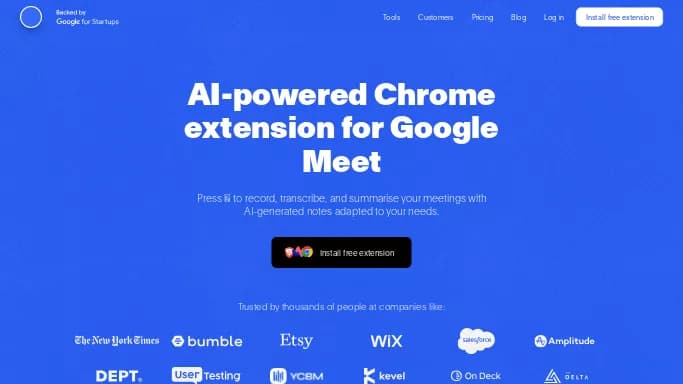Bluedot — бесплатная нейросеть  , расширения ChatGPT,  для транскрибации аудио и видео,  для повышения продуктивности,  для помощи в образовании. Бесплатная версия с ограниченным функционалом, есть платные тарифы.