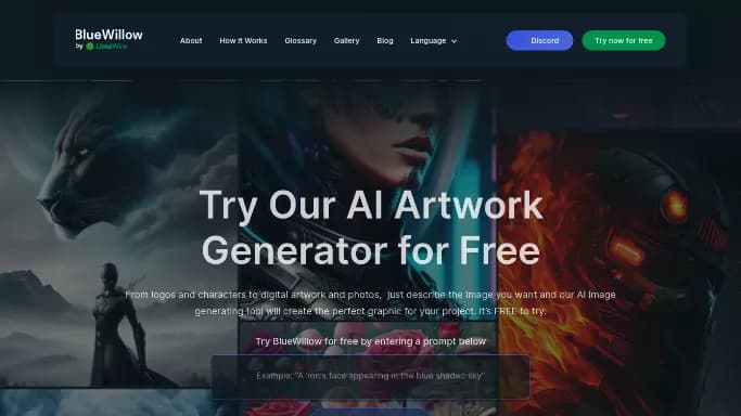 BlueWillow — бесплатная нейросеть   для создания изображений. 