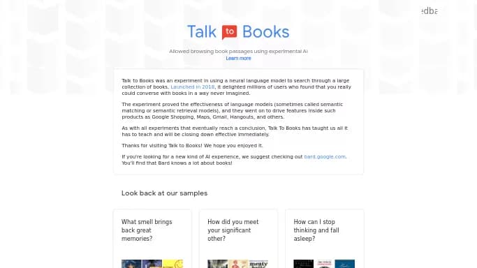 TalkToBooks — бесплатная нейросеть   для помощи в образовании. 