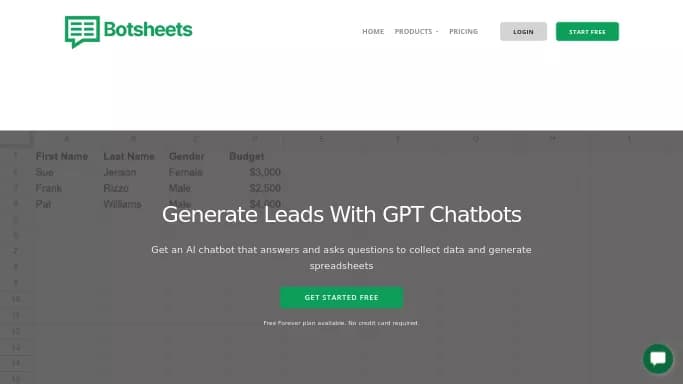 Botsheets — платная нейросеть   для маркетинга,  для таблиц и PDF,  для повышения продуктивности. Бесплатная версия с ограниченным функционалом, есть платные тарифы.