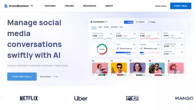 BrandBastion Lite — бесплатная нейросеть   для SMM. Бесплатная версия с ограниченным функционалом, есть платные тарифы.