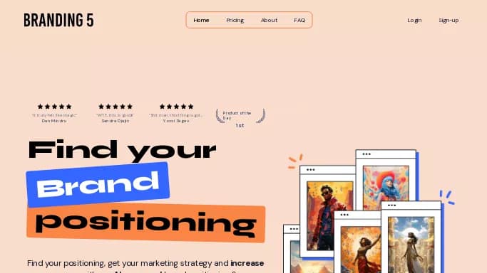 Branding5 — платная нейросеть   для маркетинга. Бесплатная версия с ограниченным функционалом, есть платные тарифы.