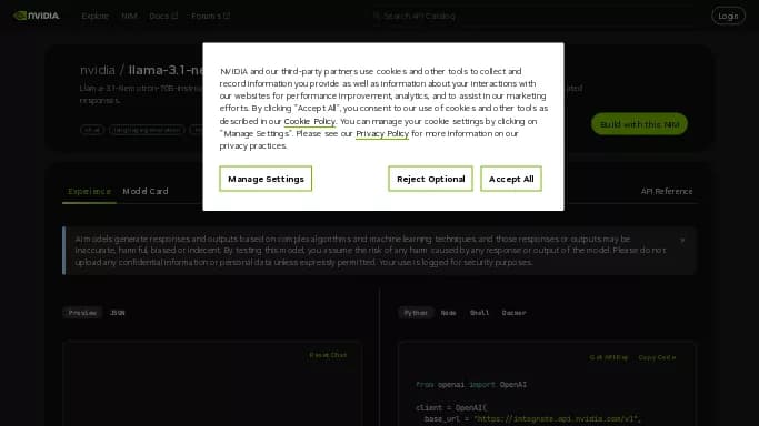 Nemotron-70B — бесплатная нейросеть  , модели LLM. 