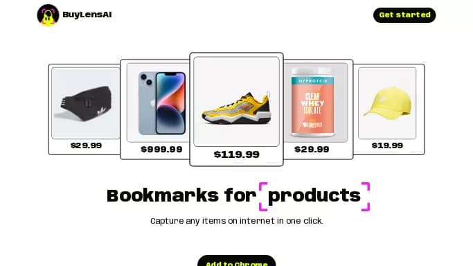 BuyLensAI — платная нейросеть   для маркетинга. Бесплатная версия с ограниченным функционалом, есть платные тарифы.