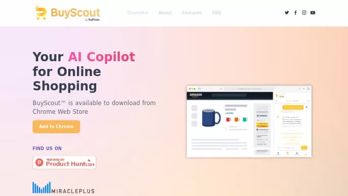 BuyScout — бесплатная нейросеть   для повышения продуктивности. 