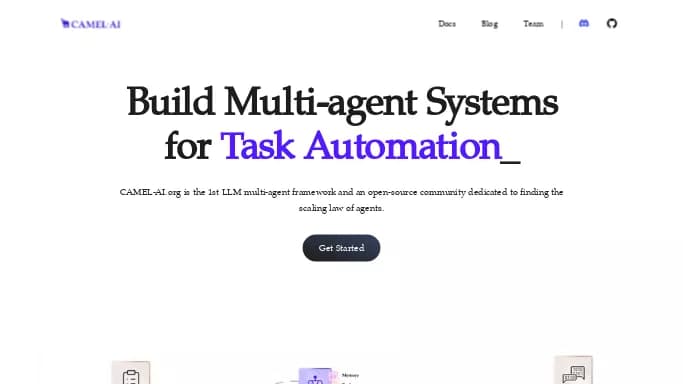 Camel AI — бесплатная нейросеть  , автономные ИИ (AGI), , расширения ChatGPT. 