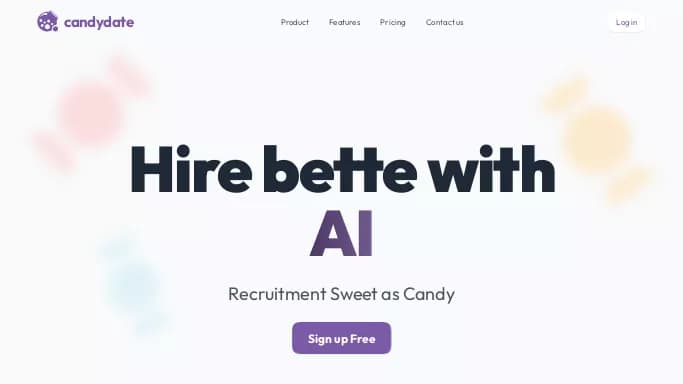 Candydate — бесплатная нейросеть   помогающие в управлении персоналом. Бесплатная версия с ограниченным функционалом, есть платные тарифы.