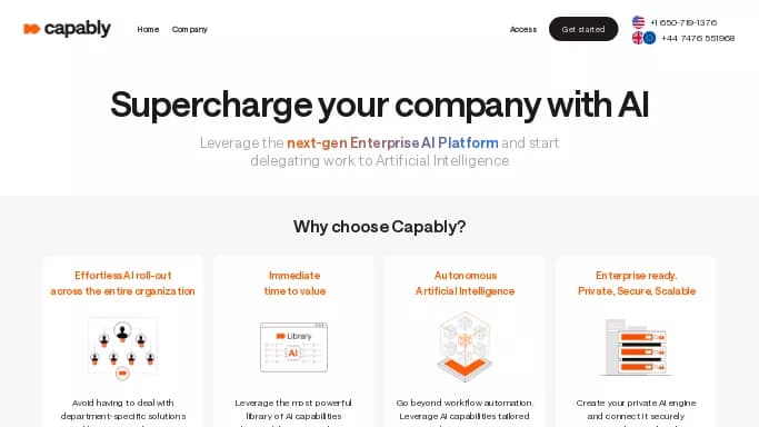 Capably — платная нейросеть  , автономные ИИ (AGI). 