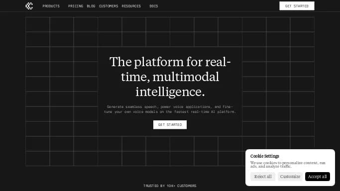 Cartesia AI — бесплатная нейросеть   для создания голоса. Бесплатная версия с ограниченным функционалом, есть платные тарифы.
