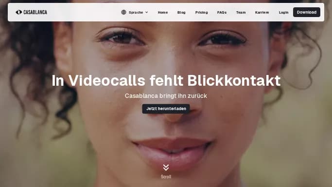 Casablanca — бесплатная нейросеть   для редактирования видео,  для маркетинга. Бесплатная версия с ограниченным функционалом, есть платные тарифы.