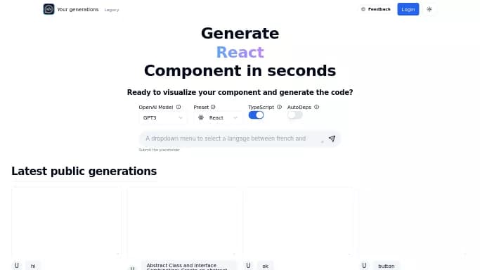 Chat2Code — бесплатная нейросеть   для разработки программного обеспечения. Бесплатная версия с ограниченным функционалом, есть платные тарифы.
