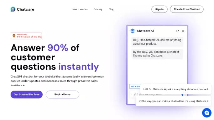 Chatcare — бесплатная нейросеть   для маркетинга. Бесплатная версия с ограниченным функционалом, есть платные тарифы.
