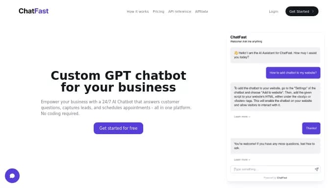 ChatFast — бесплатная нейросеть   для маркетинга. Бесплатная версия с ограниченным функционалом, есть платные тарифы.