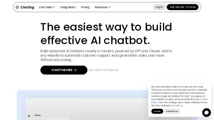 Chatling — бесплатная нейросеть   для маркетинга,  — чат-бот. Бесплатная версия с ограниченным функционалом, есть платные тарифы.
