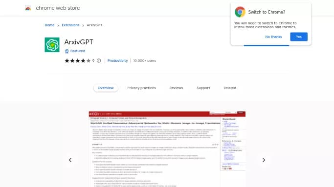 ArxivGPT — бесплатная нейросеть   для научно-исследовательской деятельности. 