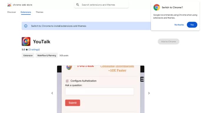 YouTalk — бесплатная нейросеть   — чат-бот. 