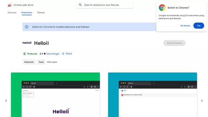 Helloii — бесплатная нейросеть   для поиска. 