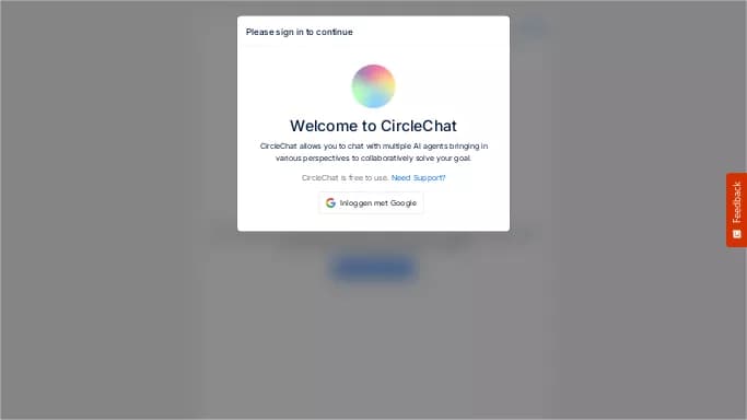 Circle Chat — бесплатная нейросеть   — чат-бот. Бесплатная версия с ограниченным функционалом, есть платные тарифы.