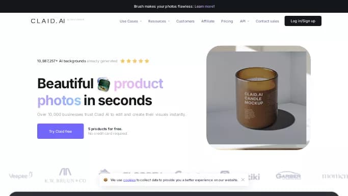 Claid.ai — платная нейросеть   для редактирования изображений. Бесплатная версия с ограниченным функционалом, есть платные тарифы.