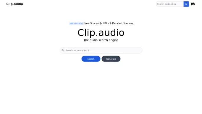 Clip.audio — бесплатная нейросеть   для поиска. 