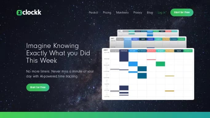 Clockk — платная нейросеть   для повышения продуктивности, для помощи в автоматизации. Бесплатная версия с ограниченным функционалом, есть платные тарифы.