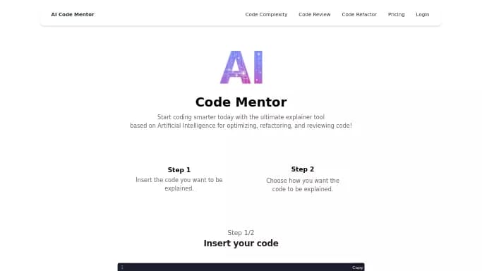 AI Code Mentor — бесплатная нейросеть   для разработки программного обеспечения. 