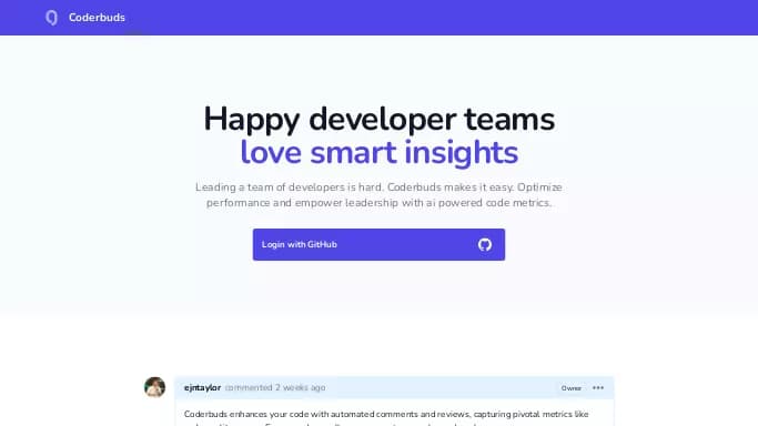 Coderbuds — платная нейросеть   для разработки программного обеспечения. Бесплатная версия с ограниченным функционалом, есть платные тарифы.