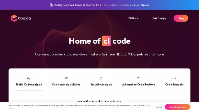 Codiga — бесплатная нейросеть   для разработки программного обеспечения. 