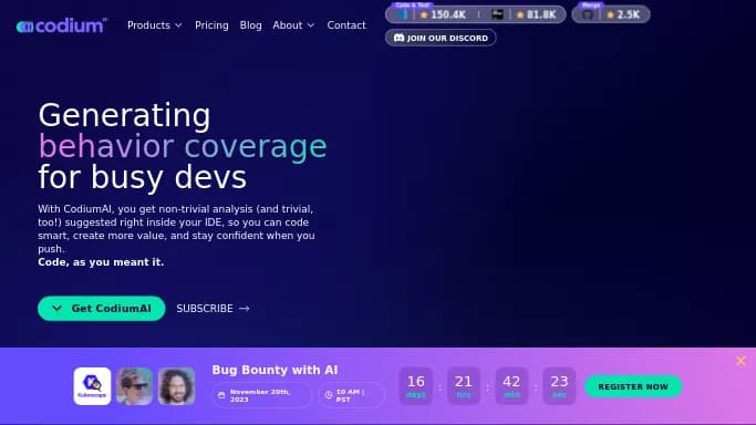 Codium LTD — бесплатная нейросеть   для разработки программного обеспечения. 
