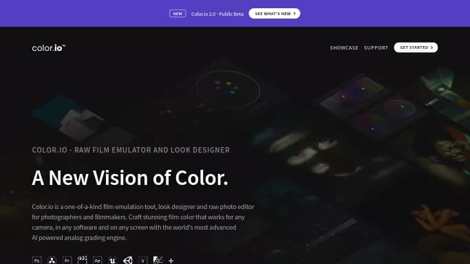 Color.io — бесплатная нейросеть   для редактирования изображений. Бесплатная версия с ограниченным функционалом, есть платные тарифы.