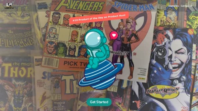 ComicifyAI — бесплатная нейросеть   для развлечений. 