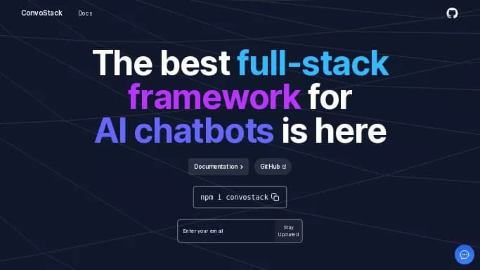 ConvoStack — бесплатная нейросеть   — чат-бот. 