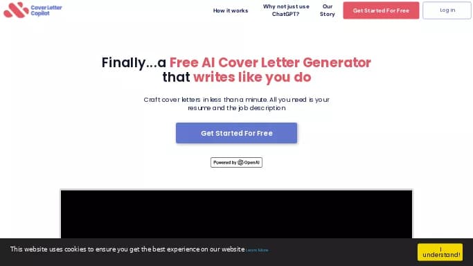 Cover Letter Copilot — бесплатная нейросеть   помогающие в управлении персоналом. Бесплатная версия с ограниченным функционалом, есть платные тарифы.